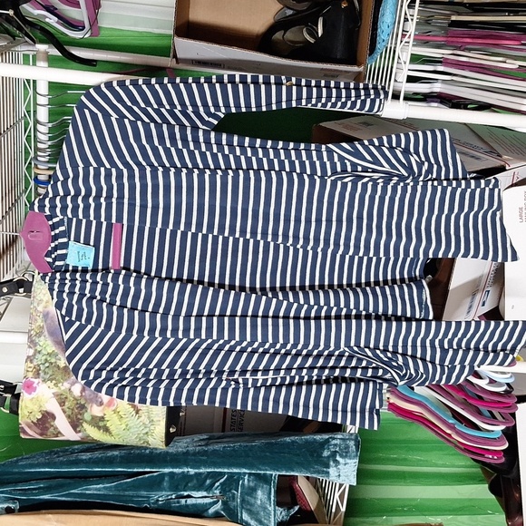 h.i.p. STRIPED CARDIGAN SIZE SMALL - Picture 1 of 5